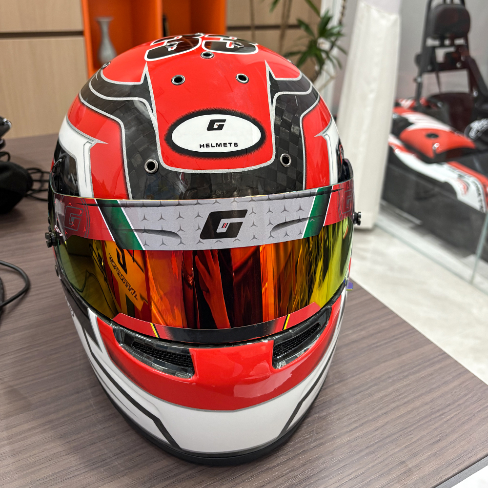 Carbon Fiber Helmet with Coating